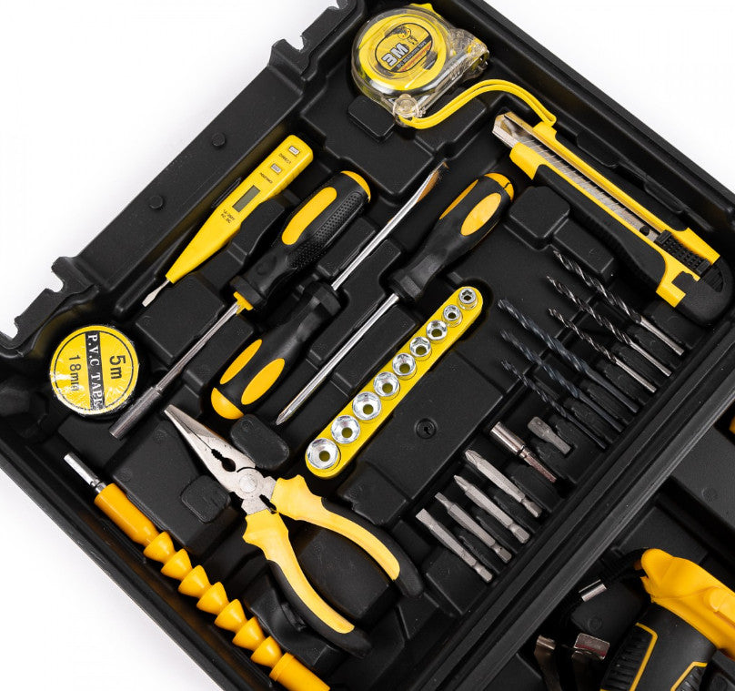 Trusa autofiletanta 24v, cu percutie, 2 acumulatori + 30 piese